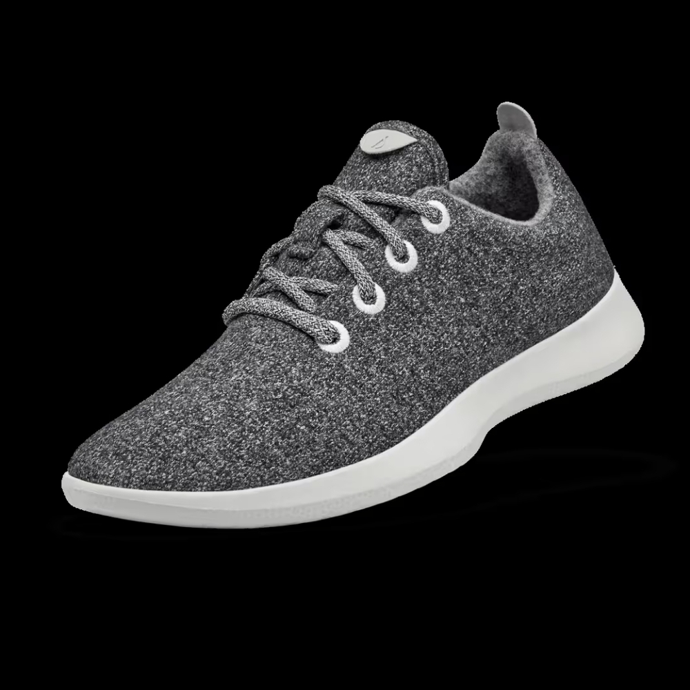 allbirds Women's Natural Grey Wool Runners, size 8